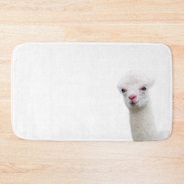 Item preview, White Baby Alpaca, Llama, Cria designed and sold by Jan Marvin Art Studio.