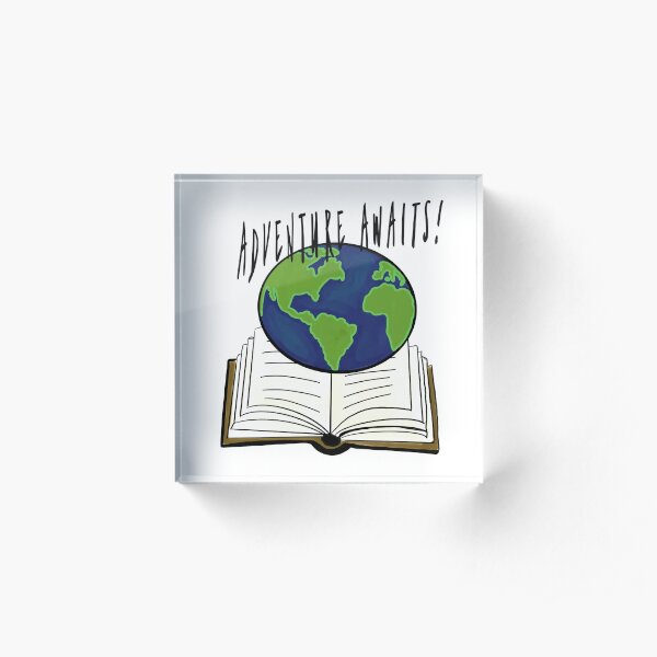 Adventure Awaits Acrylic Block