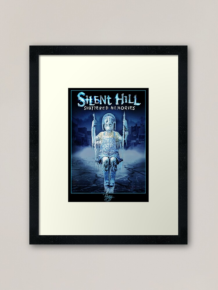 Silent Hill Shattered Memories Box Art Cover Original Framed Art Print By Lilflipjimmy Redbubble