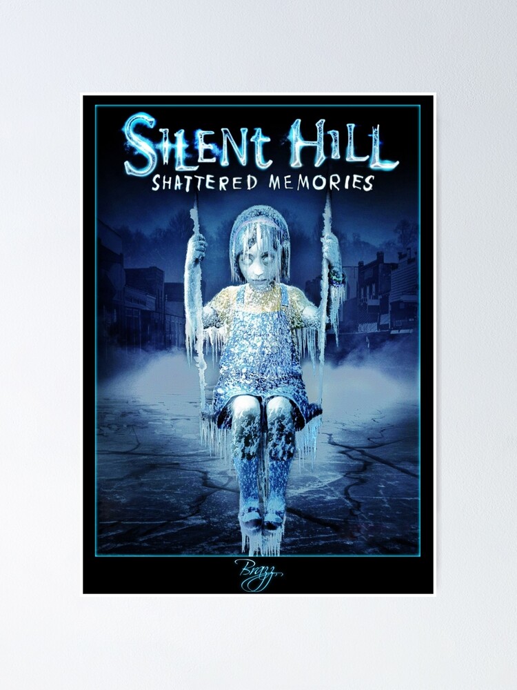 Silent Hill Shattered Memories Box Art Cover Original Poster By Lilflipjimmy Redbubble