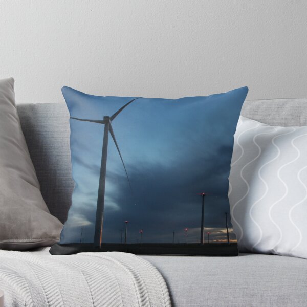 Item preview, Wind Turbine Sunset #3 designed and sold by Rachel Jeffrey.