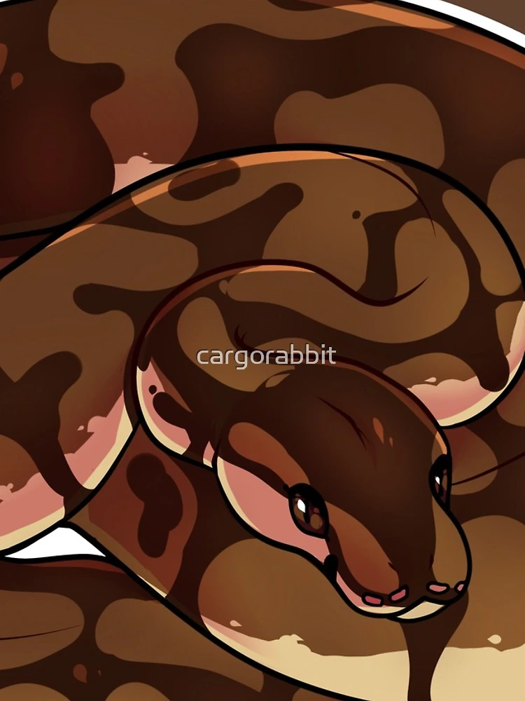 Thumbnail 4 of 4, iPhone Case, Normal Ball Python V2 designed and sold by cargorabbit.
