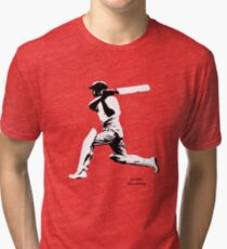 Iconic Stars Don Bradman Tri-blend T-Shirt
