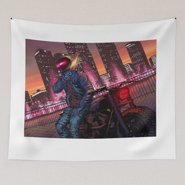Item preview, Miami Turbo Killer - Synthwave designed and sold by Heriberto Martinez Jr.