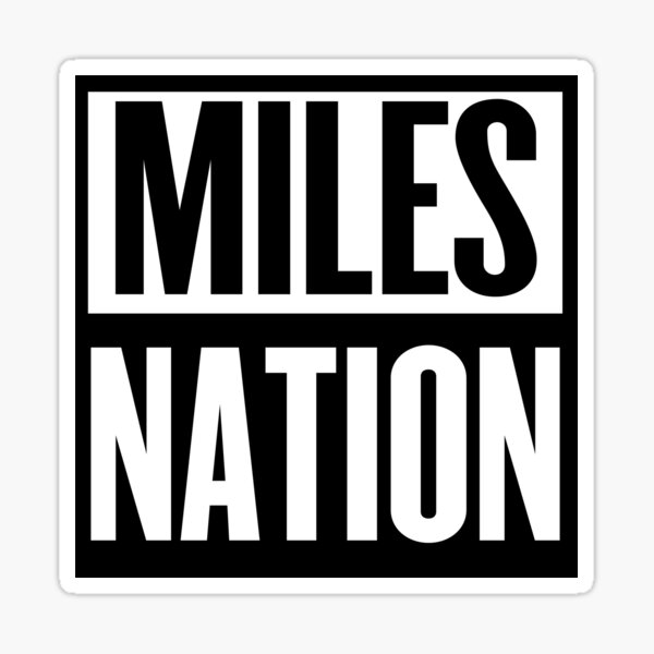 Miles Nation Sticker