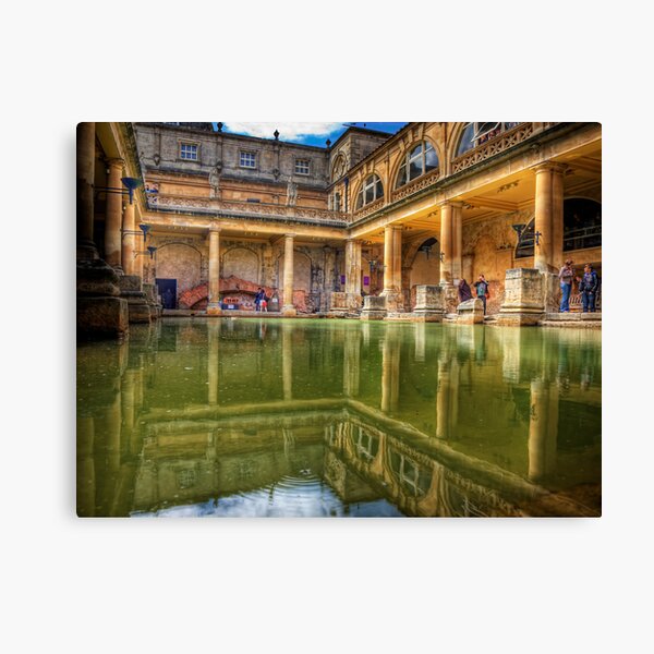 The Great Bath, in Bath, U.K. Canvas Print