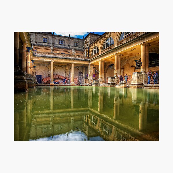 The Great Bath, in Bath, U.K. Photographic Print