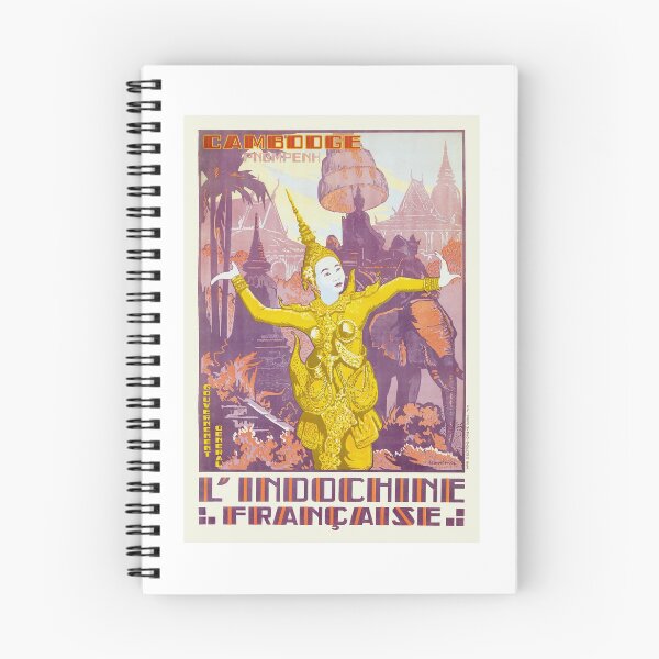Artikelvorschau, 1931 Kambodscha Phnom Penh Reiseplakat entworfen und verkauft von retrographics.