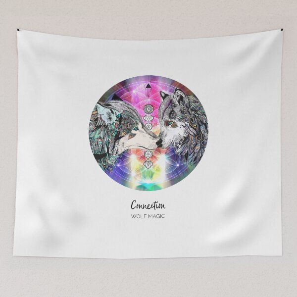 Item preview, Cosmic Connection - Wolf Magic designed and sold by art-tonic.