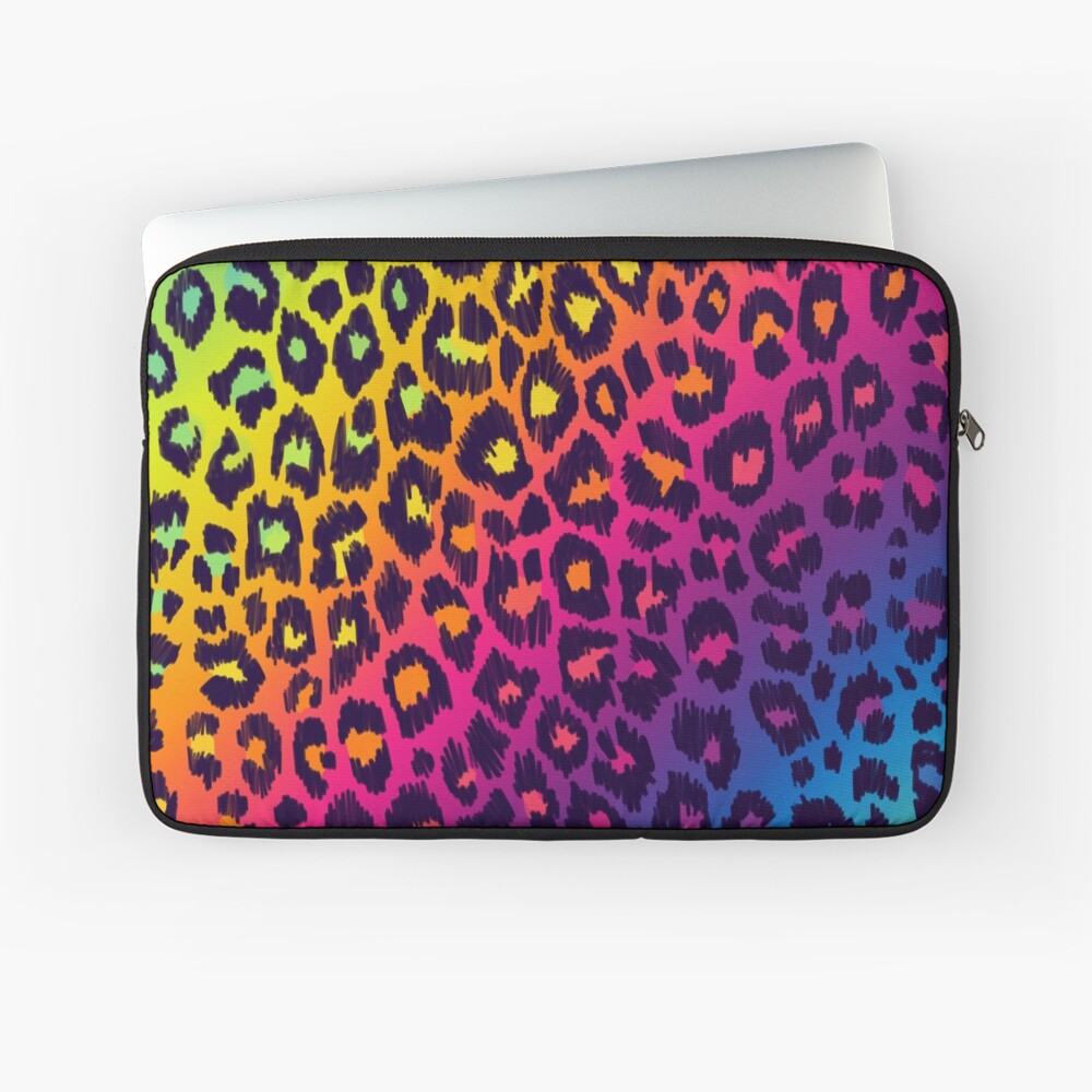 leopard print laptop bag