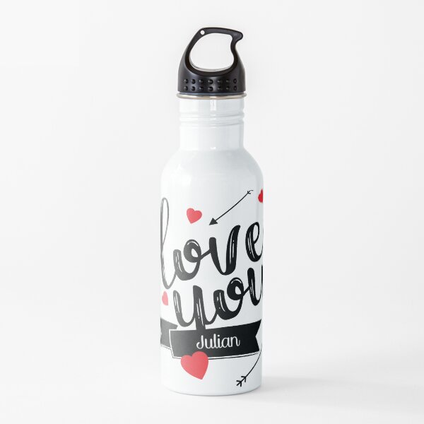 Julian I love you Water Bottle