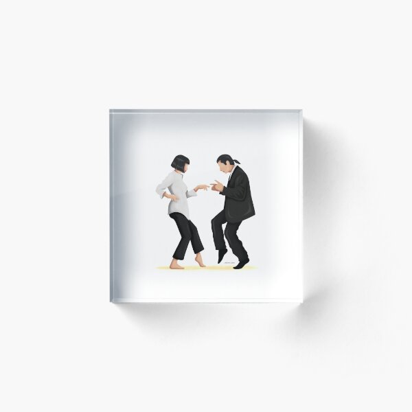 Pulp Fiction Twist Dance | Pop Culture Art Acrylic Block