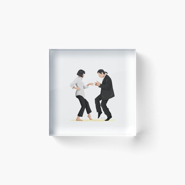 Pulp Fiction Twist Dance | Pop Culture Art Acrylic Block