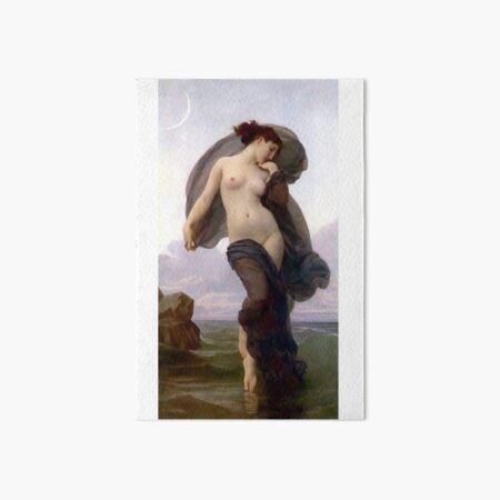 Evening Mood painting by William-Adolphe Bouguereau Art Board Print