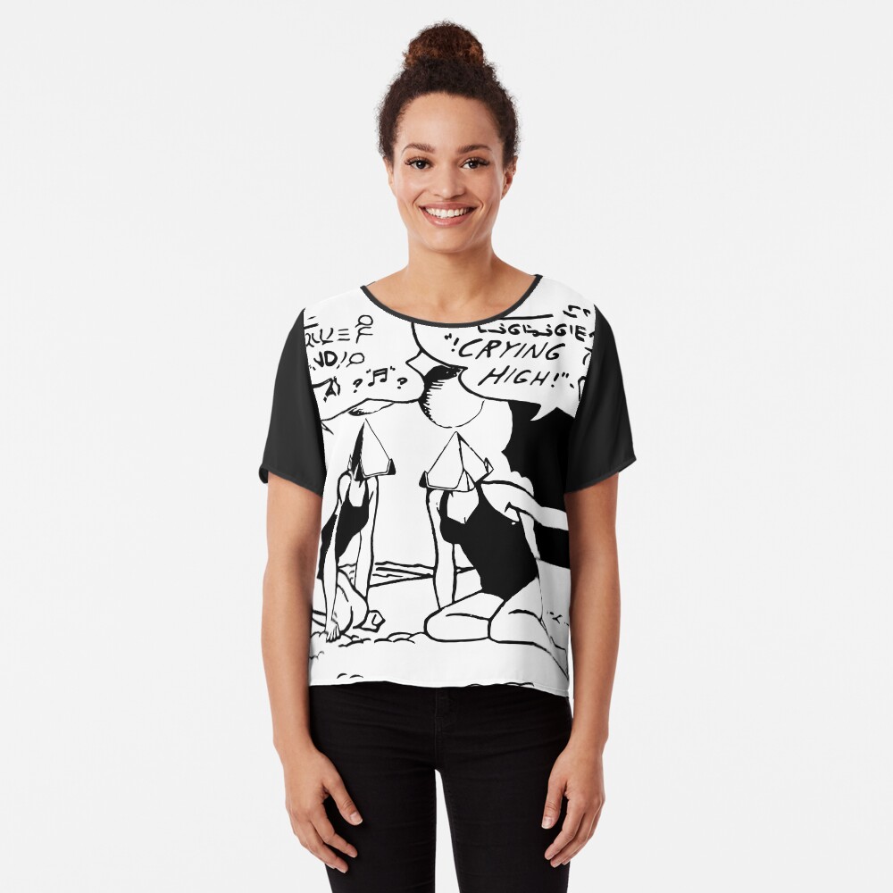 Crying High Beach Party Chiffon Top
