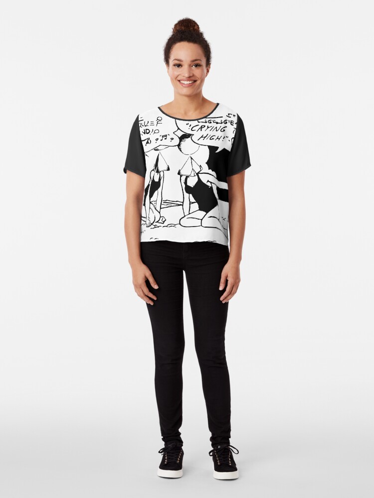 Alternate view of Crying High Beach Party Chiffon Top