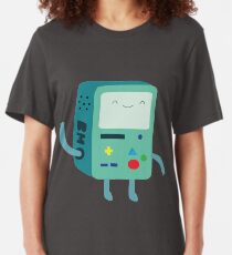 Minimalistic BMO | Adventure Time Slim Fit T-Shirt