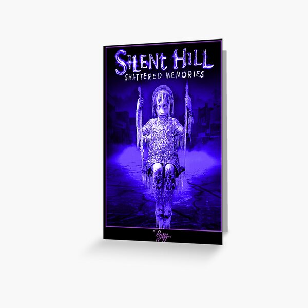 Silent Hill Shattered Memories Box Art Cover Original Greeting Card By Lilflipjimmy Redbubble