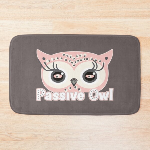 Item preview, passive owl funny bird owl eyes designed and sold by vibeno1.