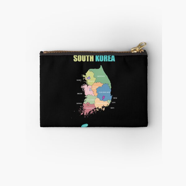 Item preview, Map of the peninsula South Korea with the individual administrative areas designed and sold by Tahuverian.