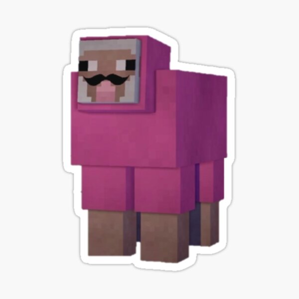 Minecraft Pink Gifts Merchandise Redbubble - pink sheep purple shep and more fans pls play roblox