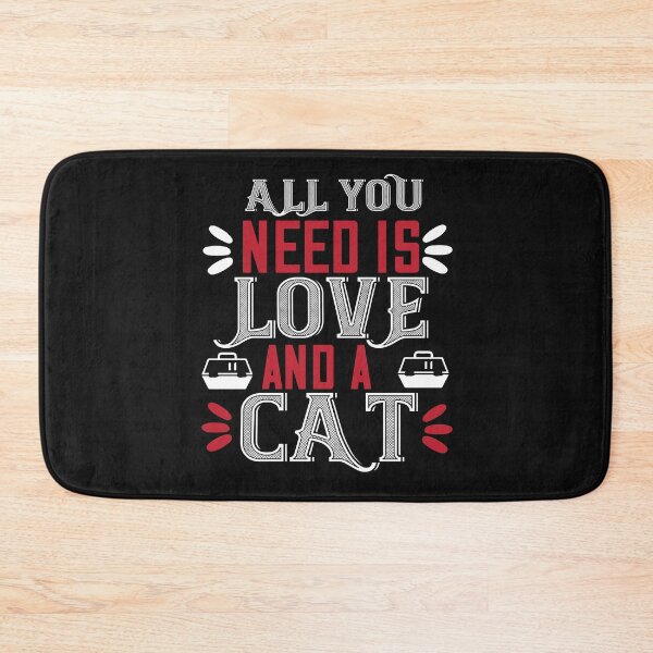 Item preview, All you need is love and a cat designed and sold by Taz-Clothing.