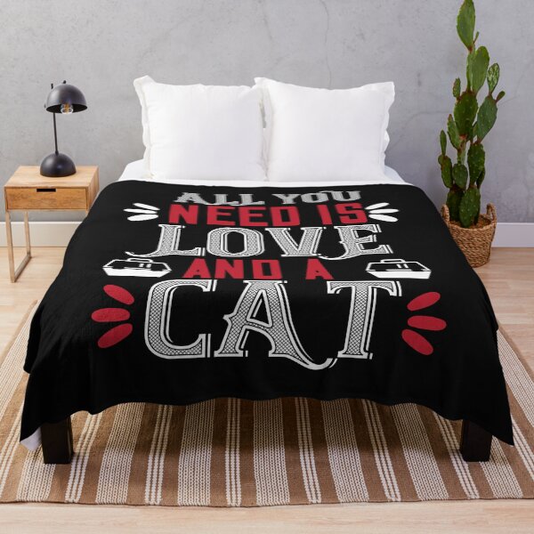 Item preview, All you need is love and a cat designed and sold by Taz-Clothing.