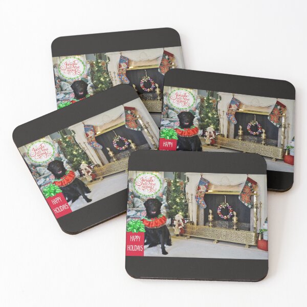 Item preview, Flat Coated Retriever Jingle All The Way Happy Holidays Christmas designed and sold by cahabacrew.
