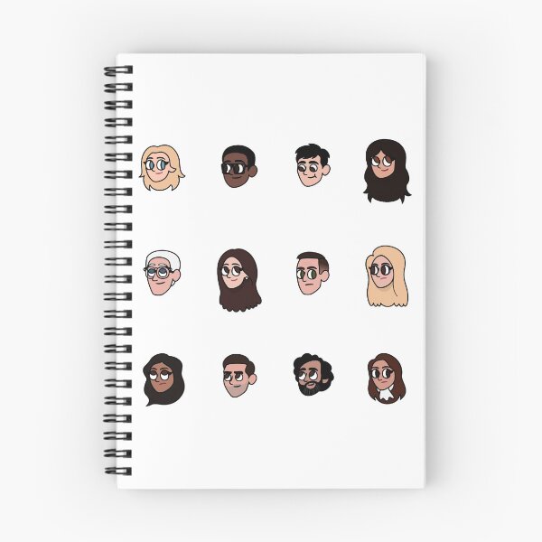 Item preview, The Good Place Characters designed and sold by SideQuestDoodles.