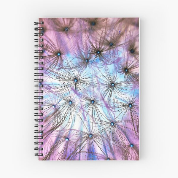Item preview, Purple Dandelion Flowers Macroshot Photography designed and sold by HiPrincess.