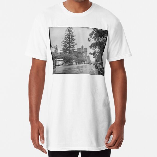 St George's Terrace, Perth, July 1939, State Library of Western Australia Long T-Shirt
