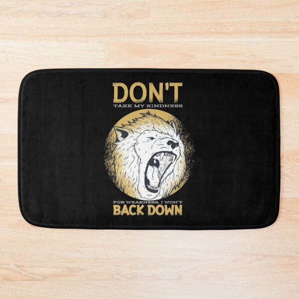 Item preview, Never give up - motivational lion designed and sold by Tahuverian.