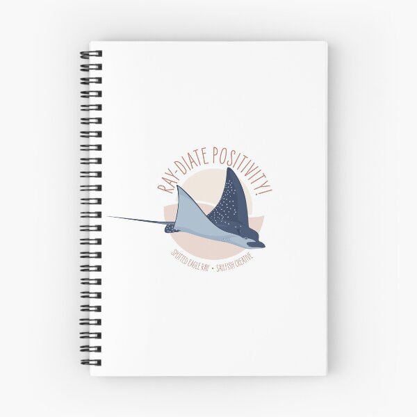 Item preview, Ray-diate Positivity - Spotted Eagle Ray w/sun designed and sold by thesailfish.