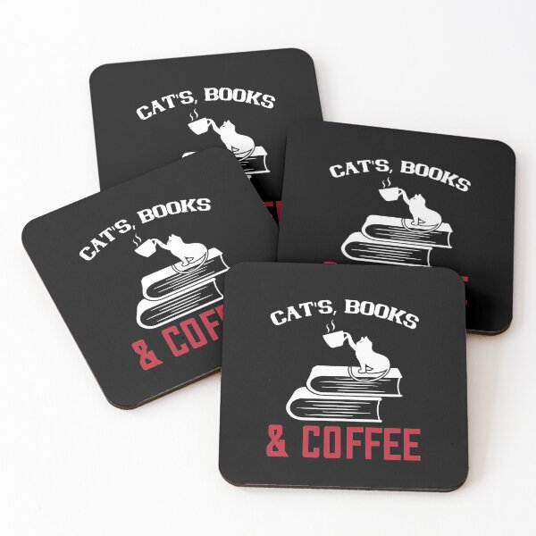 Item preview, Cats, Books and Coffee designed and sold by Taz-Clothing.