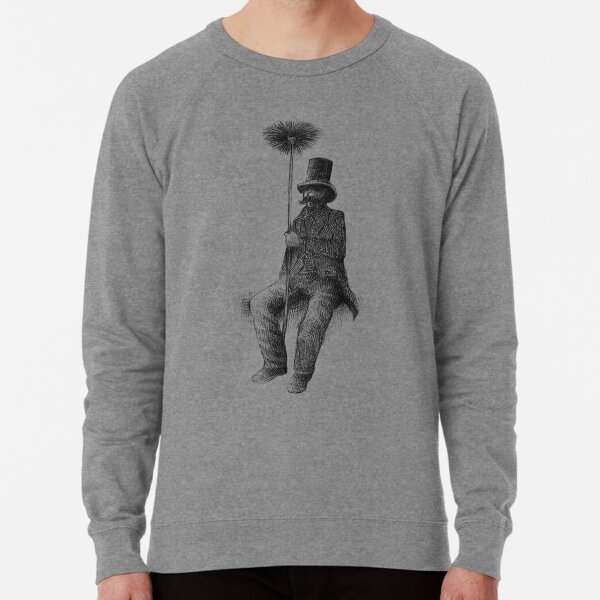 The Chimney Sweep (monochrome) Lightweight Sweatshirt
