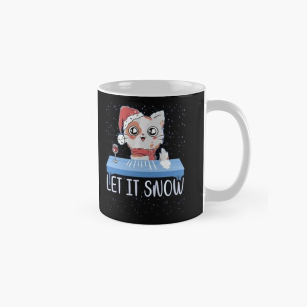 Cat Let It Snow Classic Mug