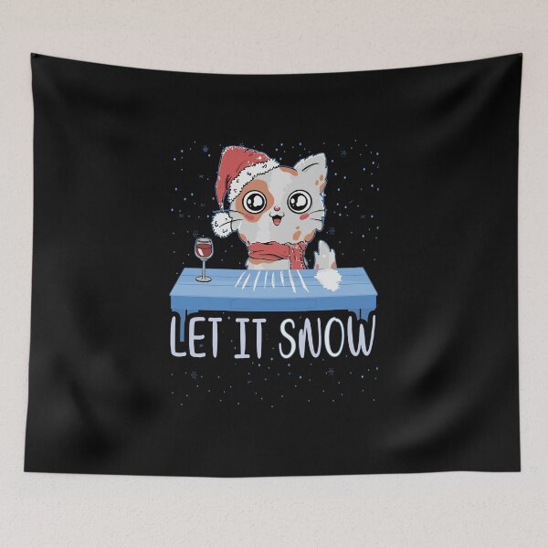 Item preview, Cat Let It Snow designed and sold by ChadricArtist.