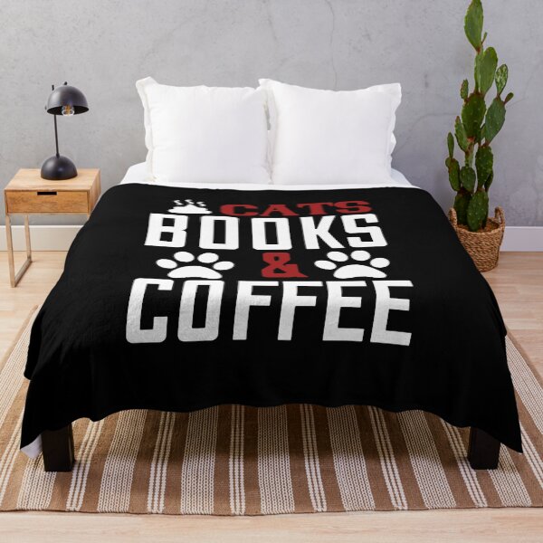 Item preview, Cats, books and coffee designed and sold by Taz-Clothing.