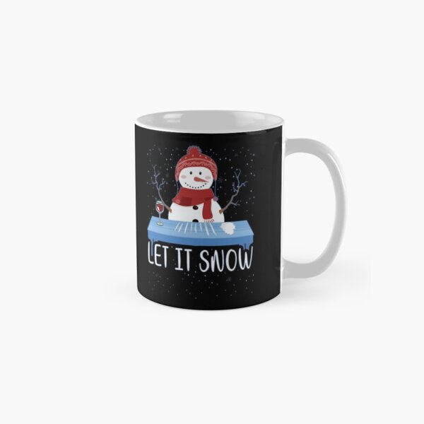 Let It Snow Snowman Classic Mug