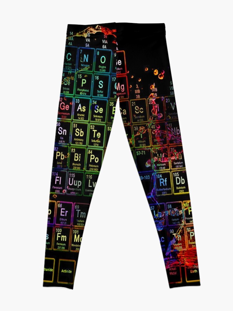 Alternate view of Periodic Table of the Elements Leggings