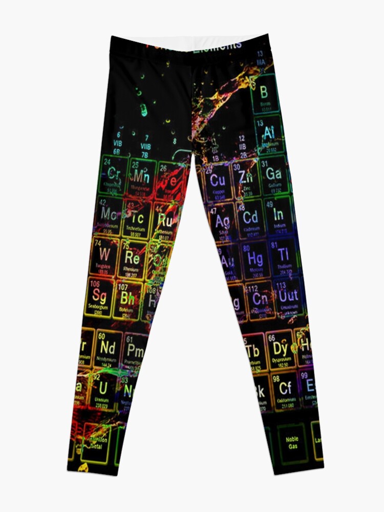 Alternate view of Periodic Table of the Elements Leggings