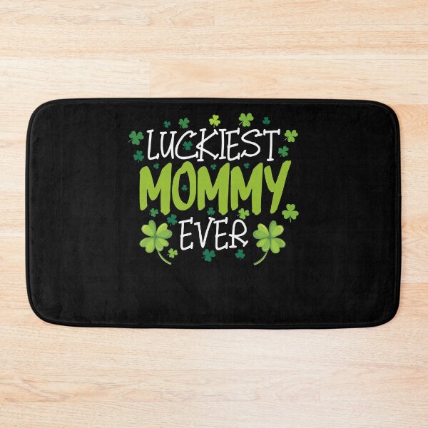 Item preview, Luckiest Mommy Ever Shamrocks St Patricks Day  designed and sold by Dolphin Graphic.