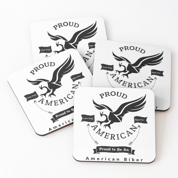 Item preview, Proud American Proud American Biker Black Text designed and sold by TWMBDesigns.