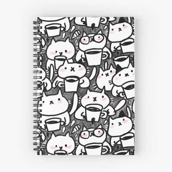Item preview, Sketchy Coffee cats  designed and sold by kostolom3000.