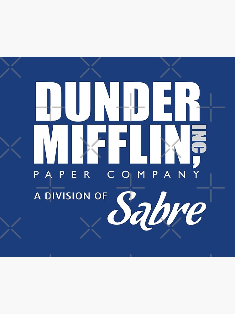 Dunder Mifflin Paper Company A Division of Sabre / The Office Tapestry for  Sale by andycdesigns