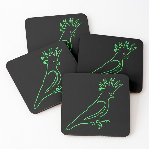Item preview, Cockatoo bright Green  Outline designed and sold by shtem.