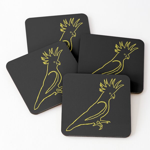 Item preview, Cockatoo Yellow Outline designed and sold by shtem.