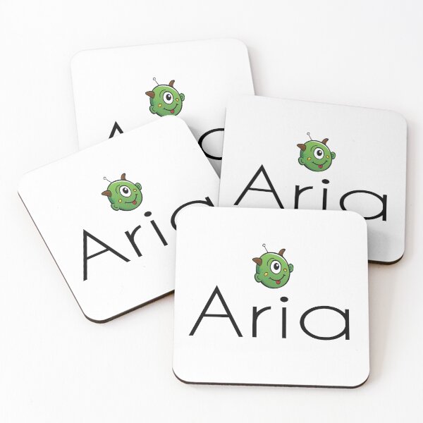 Item preview, Aria Name Cute Monster designed and sold by ProjectX23.