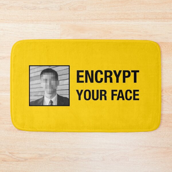 Item preview, Encrypt Your Face - Yellow designed and sold by MOREDANKMEMES.