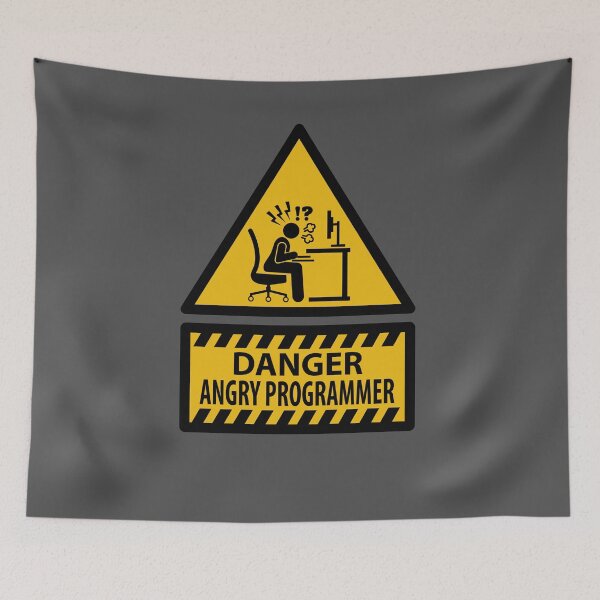 Item preview, Danger Angry Programmer designed and sold by Caldofran.
